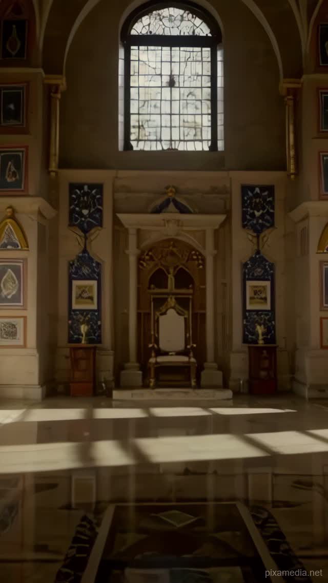 Sunlight Through Ottoman Arches - Architecture & Interior AI stock